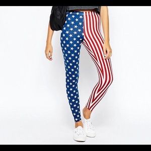 American flag leggings